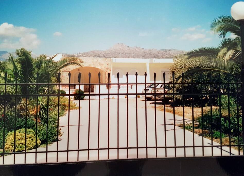Iron gate electric opening with remote control