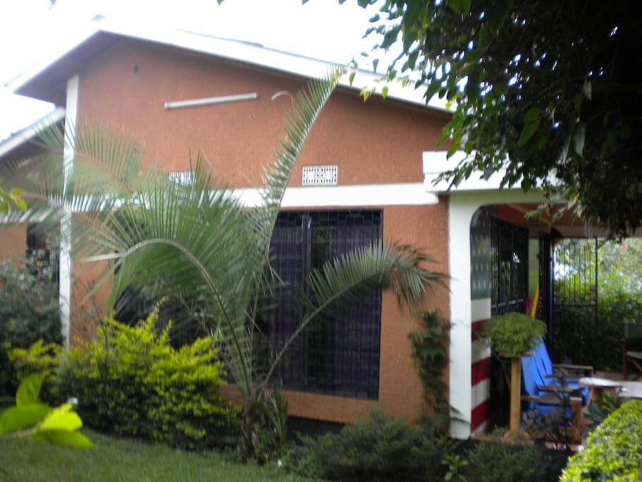 side view of the house