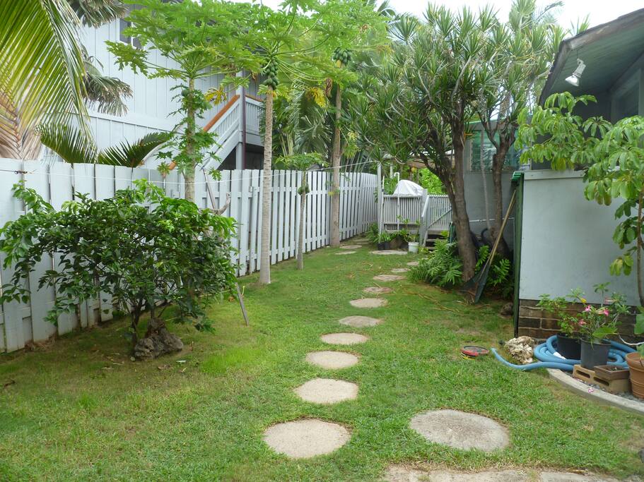 Walkway to beach access.