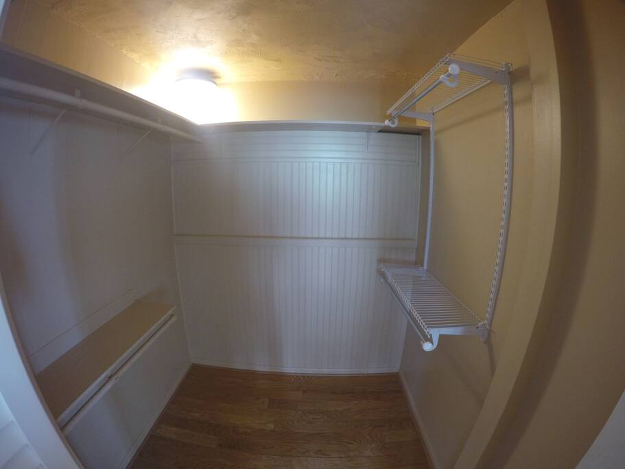 Walk-in closet!