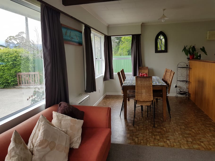 Sofa in Dining Room
