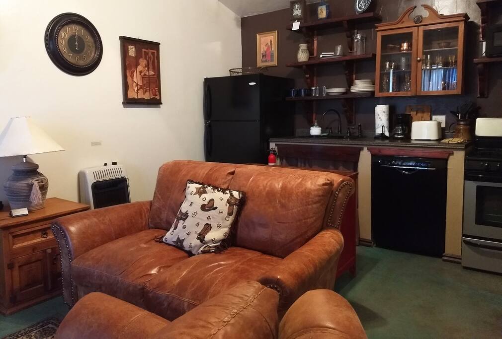 Comfort is key in the Hideout Cabin at New Mexico Cabin Rentals