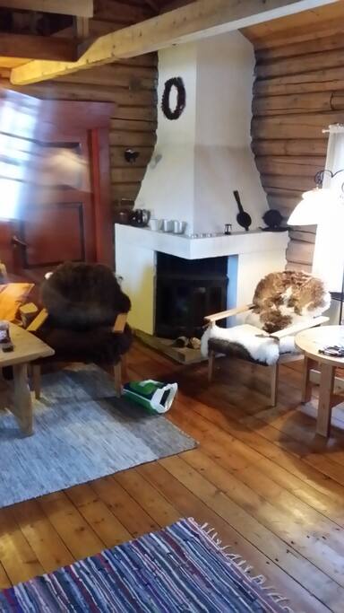 Stuekrok med peisovn