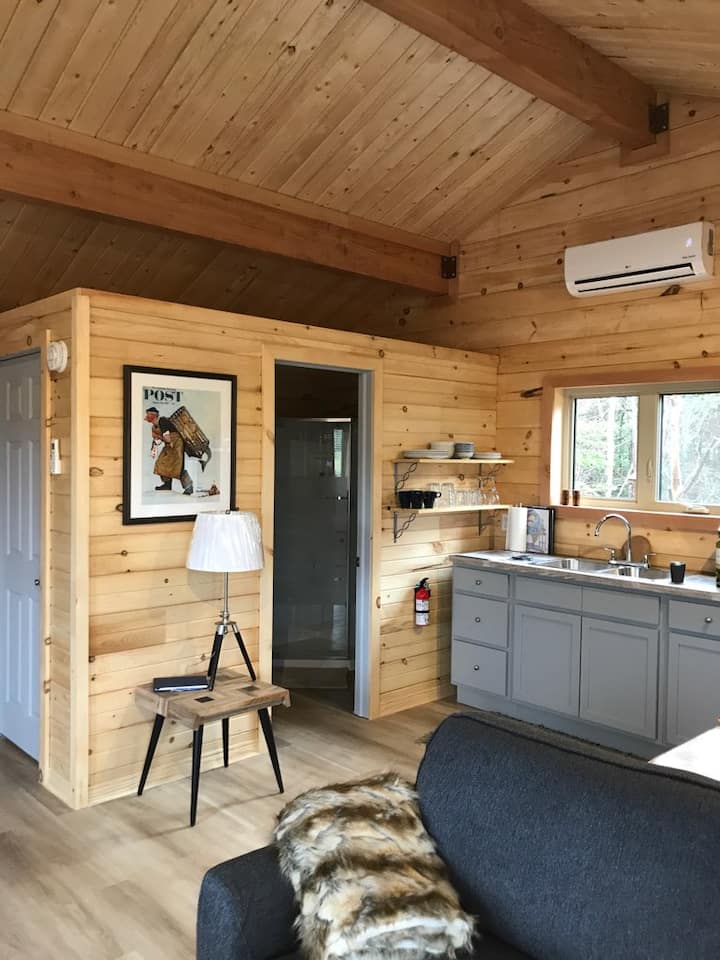 Cozy log cabin nestled between Prospect & Shad Bay Cabins for Rent in