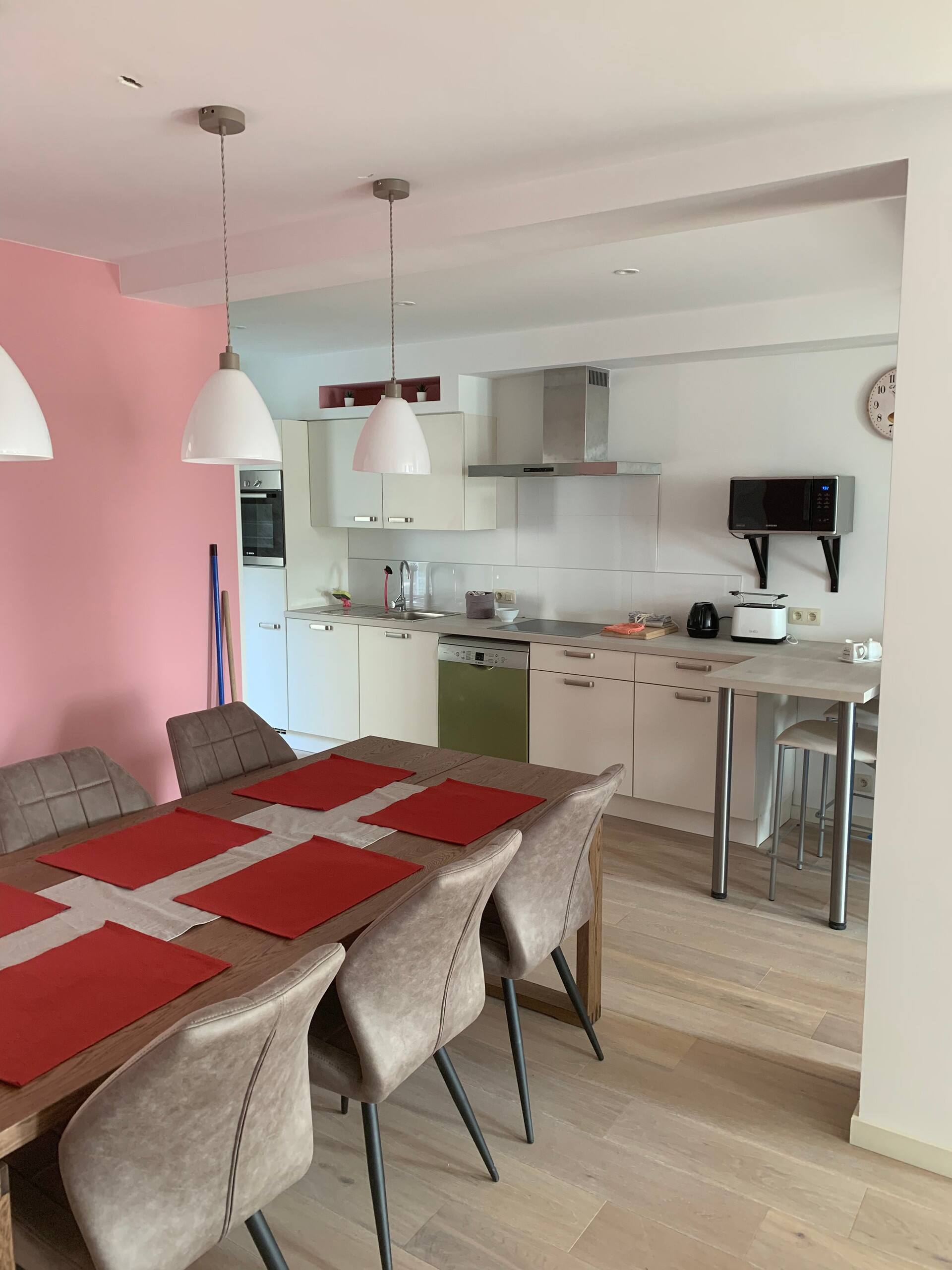 Apartment in the center of a historic city.