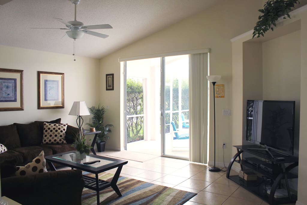 Living Room and patio doors