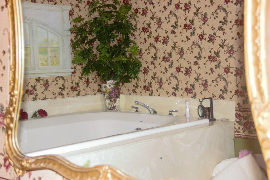 Immerse yourself in the Jacuzzi and let your cares float away