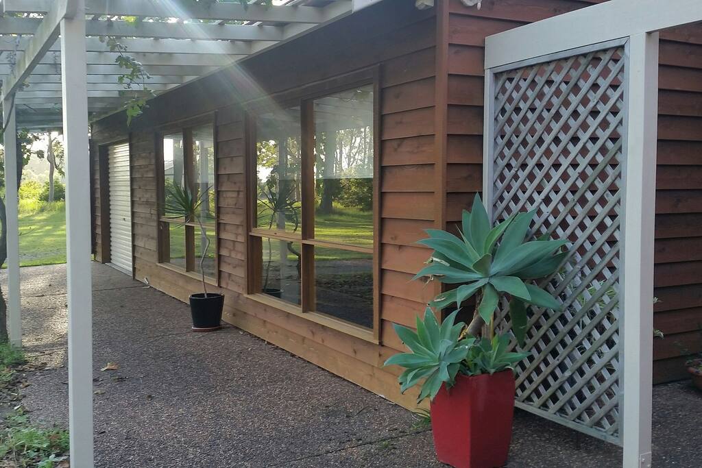 Large windows let in lots of light