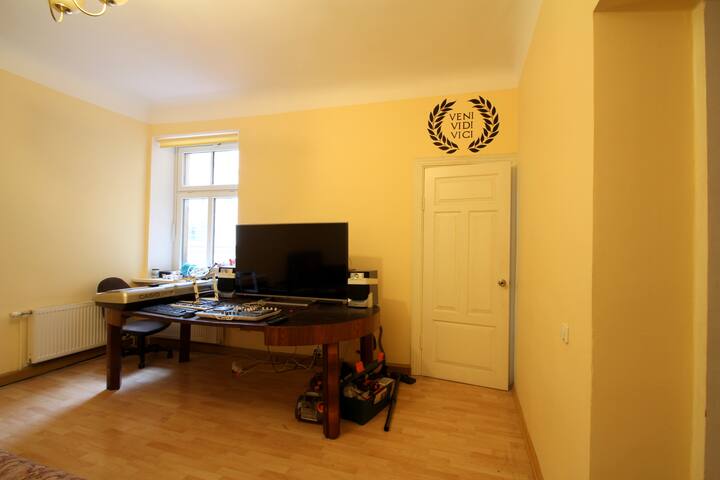 Big guestroom + Netflix