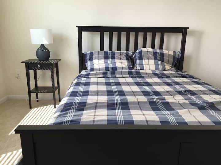 Master Bedroom updated to a king size bed. 