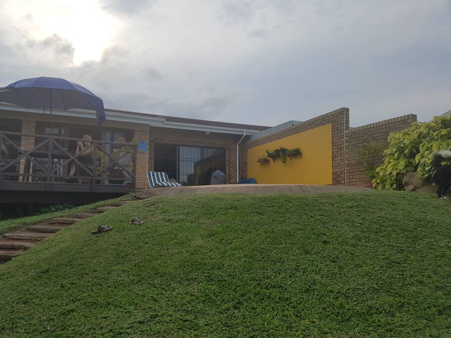 House view from garden