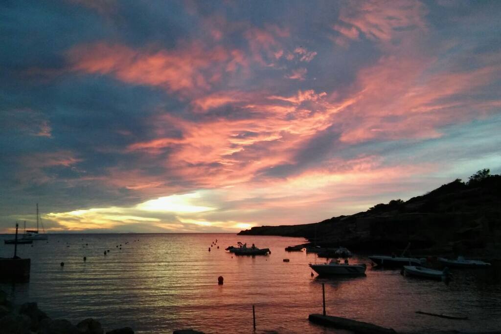 Atardecer en cala corral
