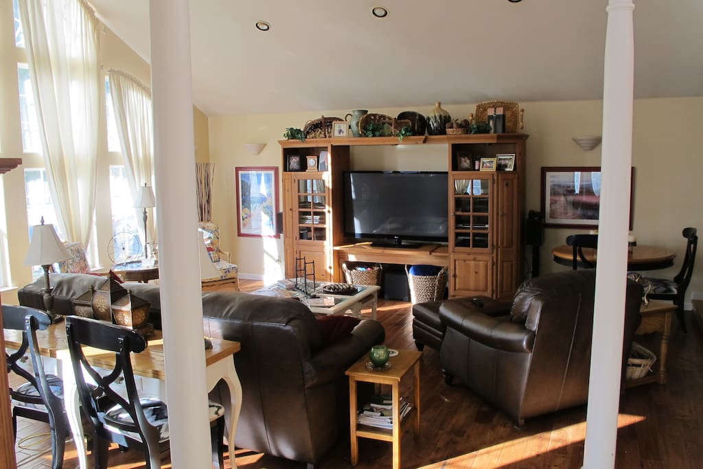 Great Room with Big Screen TV