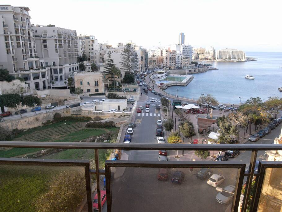 View from sitting room balcony