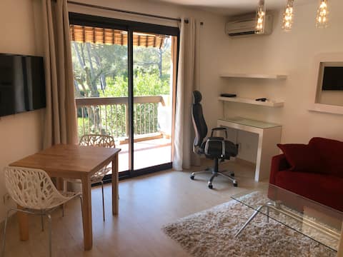 Successful Airbnb property: T2 WIFI, walking distance to the beach, self check-in in La Croix Valmer