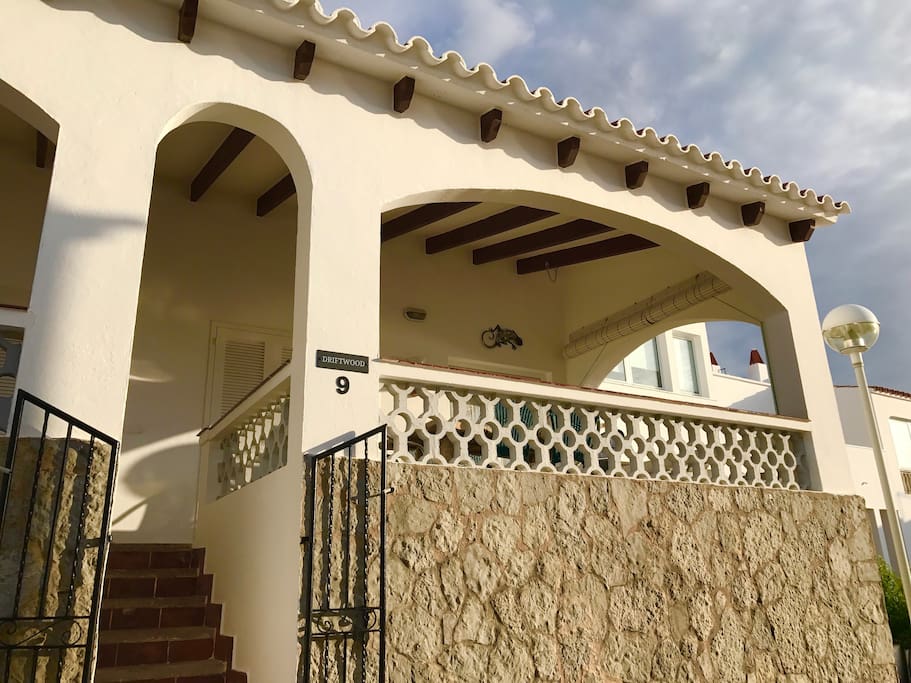The front of our house number 9- 'Driftwood'