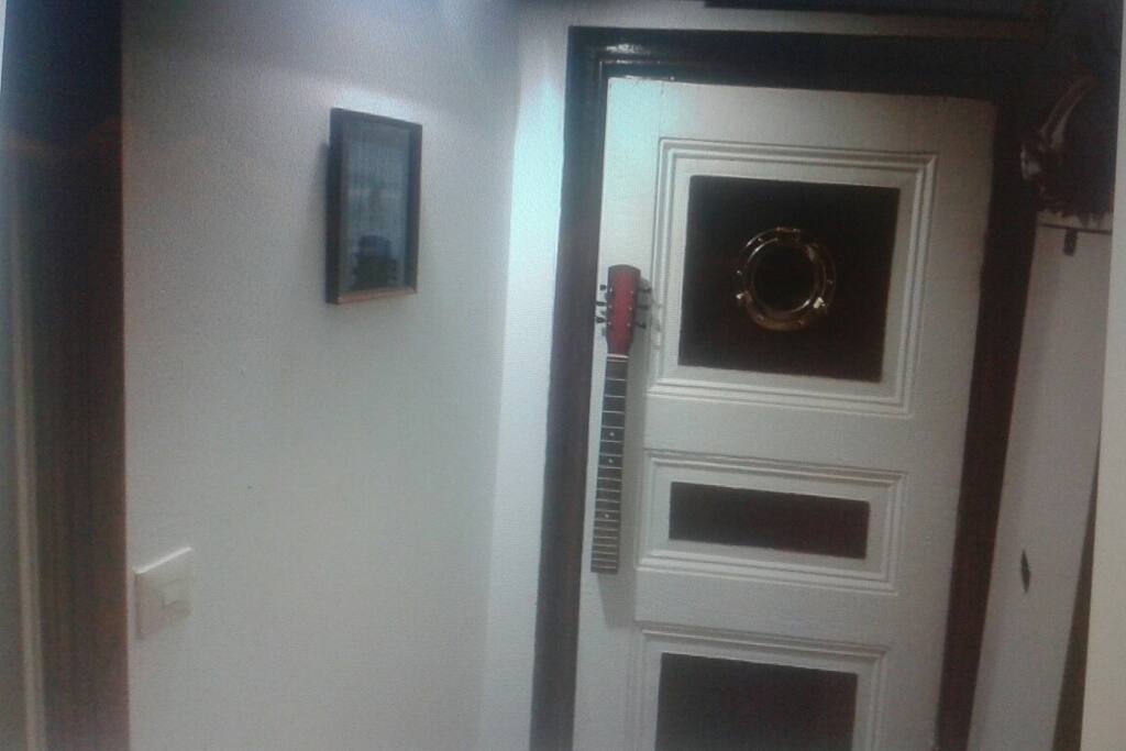 One of the rooms door in old house.