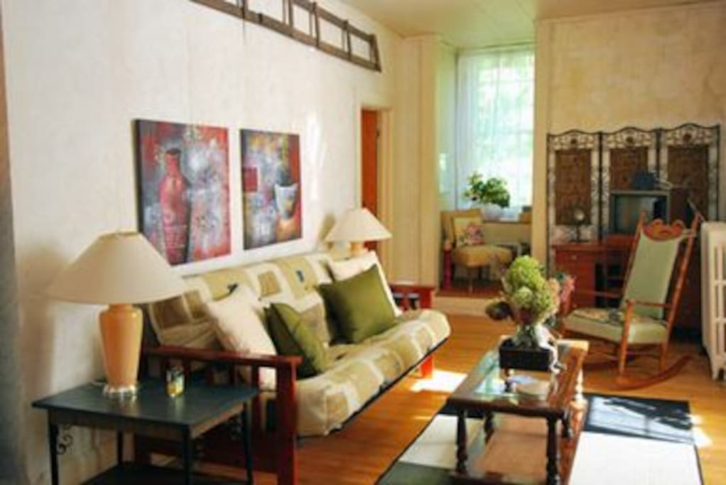 The "Nixon/McLeod suite offers all the amennities of a small apartment.