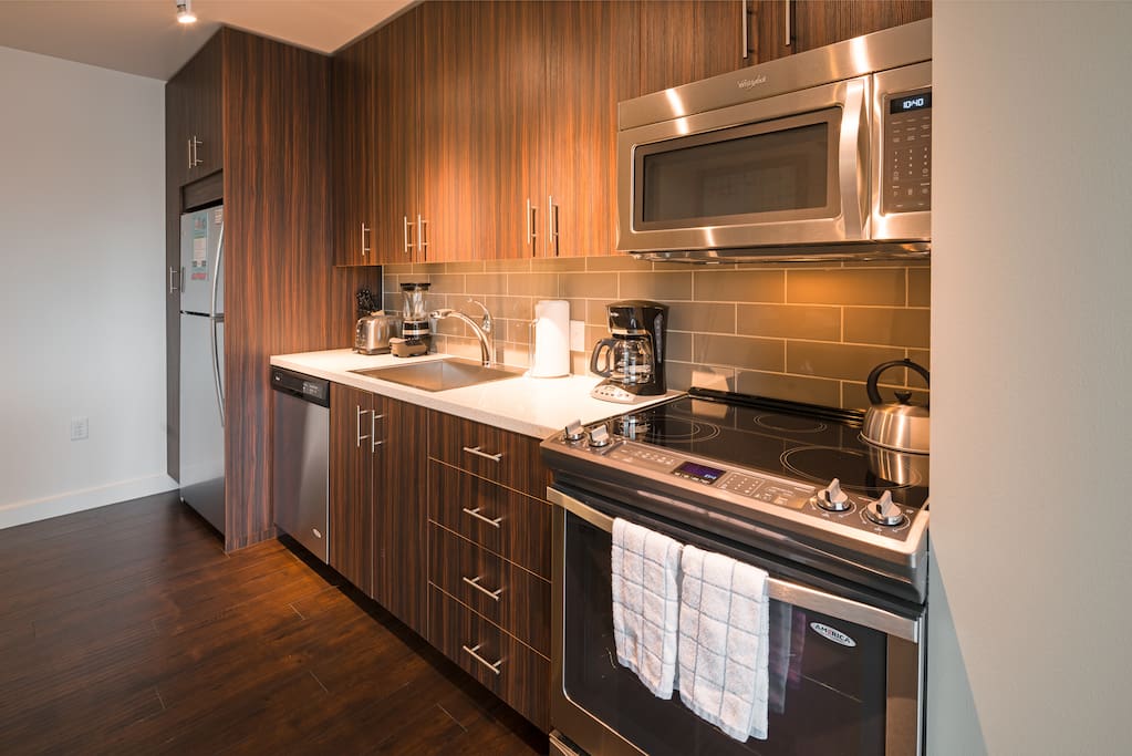 Kitchen at Park Avenue West by Stay Alfred