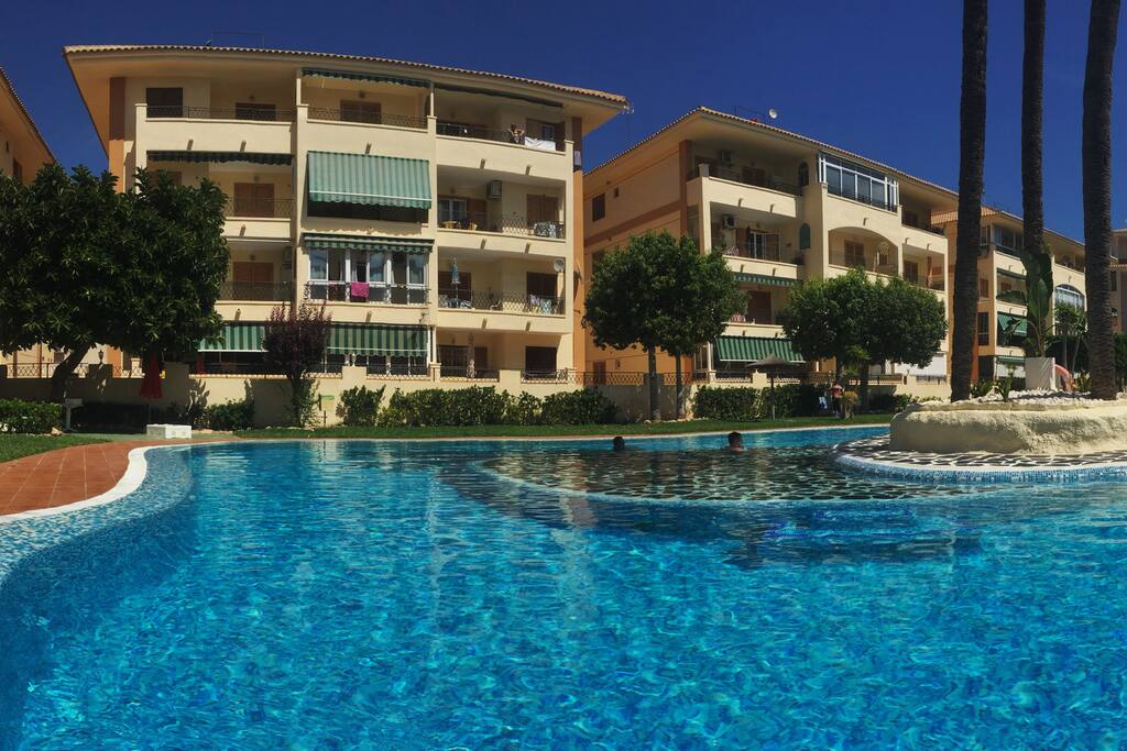 large swimming pool