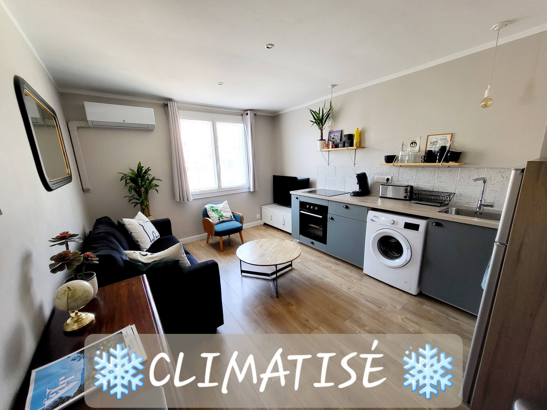 Toulon Puget near train station and port - 5 people - Wi-Fi