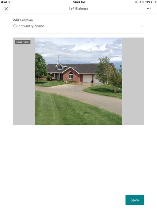 Our country home.