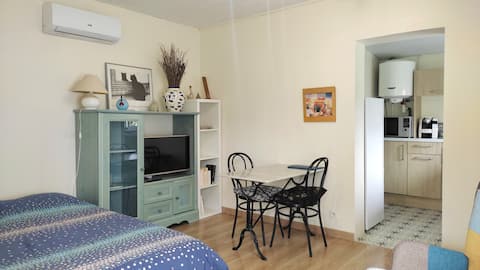 Top performing Airbnb: Quiet studio, right in the center of Bron. in Bron