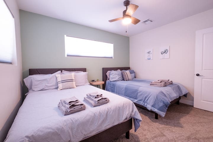 Dos camas de tamaño completo