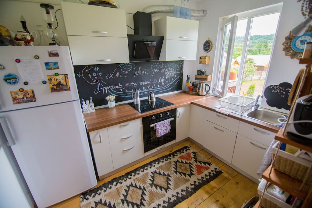 The kitchen which has access to all facilities