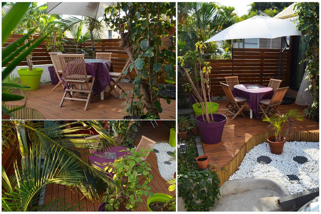 La terrasse non couverte