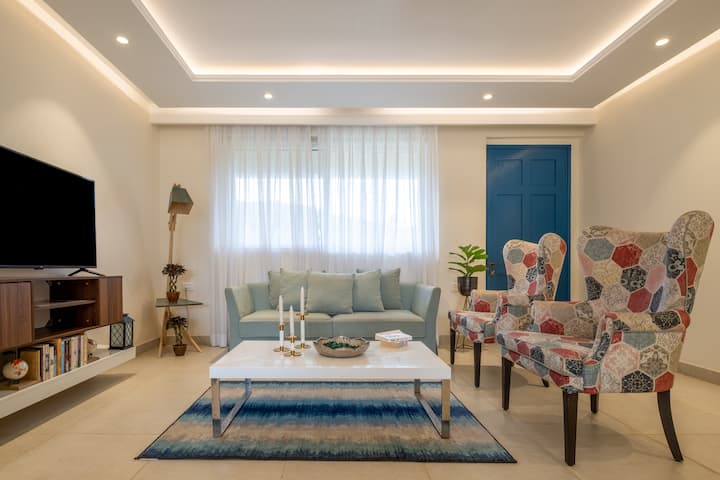 2 Bedrooms Designer Apartment | Pool View | S2 - Goa
