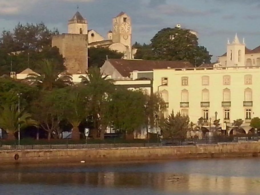 Tavira old churches and bandstand garden