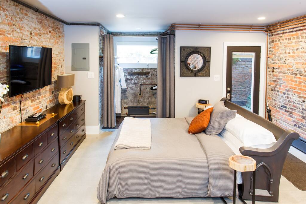 bedroom and closet space