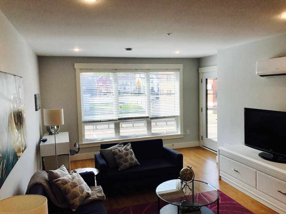 Bright windows in living room!