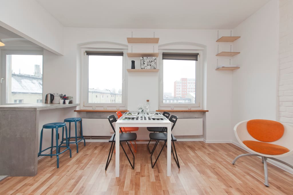 Open space - living room, kitchen