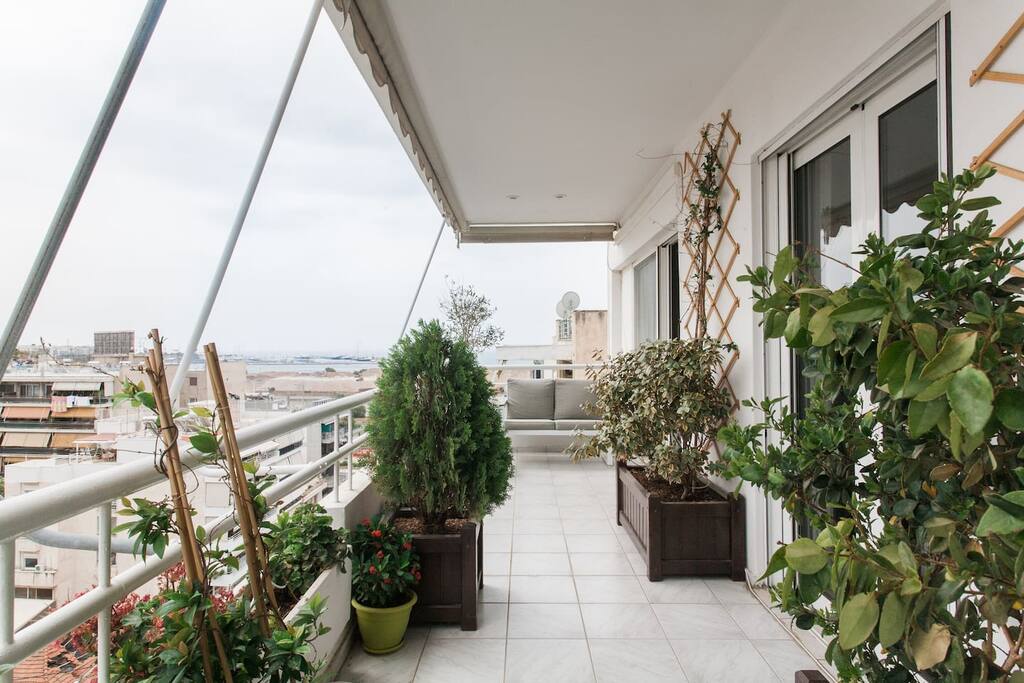 View of the balcony