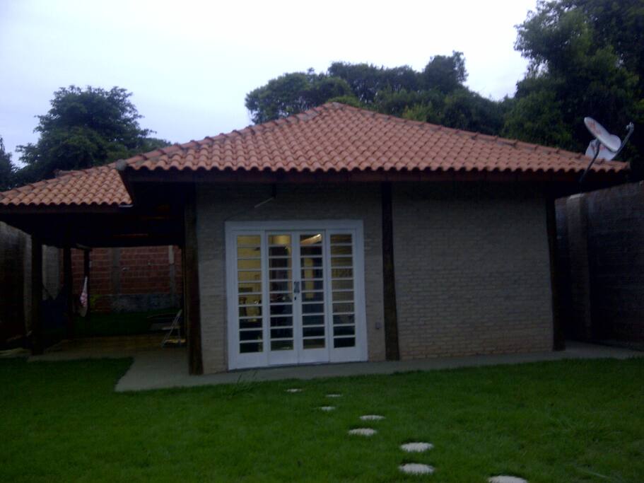 Fachada do chalé