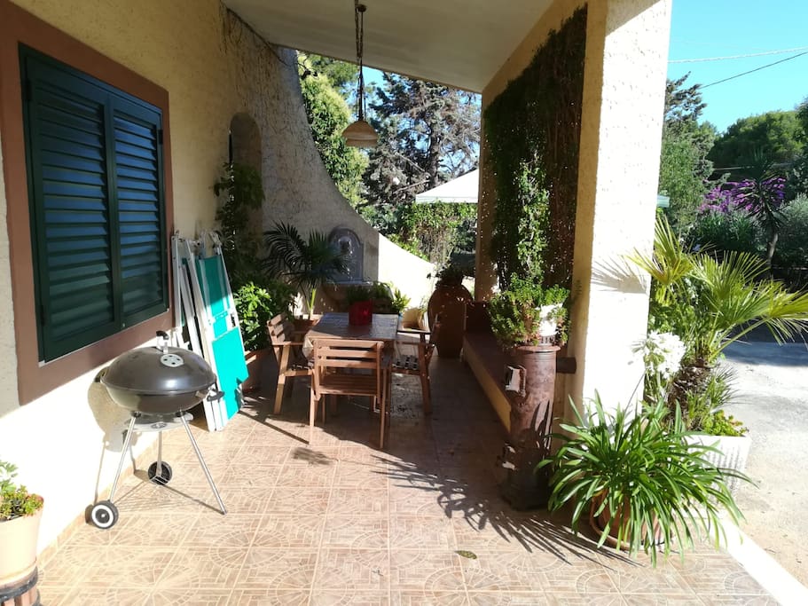 Veranda e barbecue