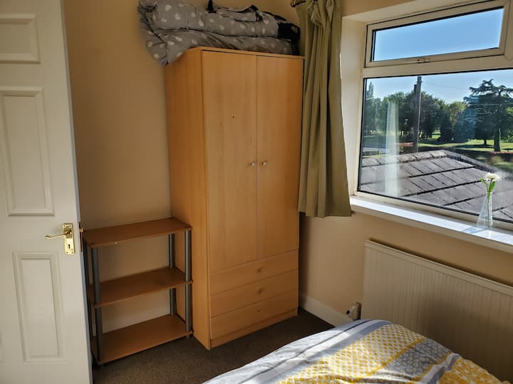 Private double bedroom with wardrobe