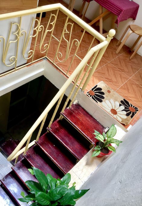 Vintage stair to the room
