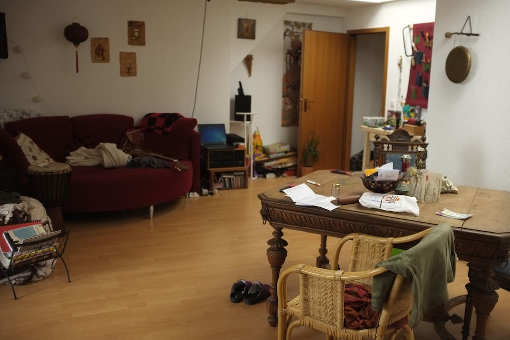 Living area - a bit chaotic today;)