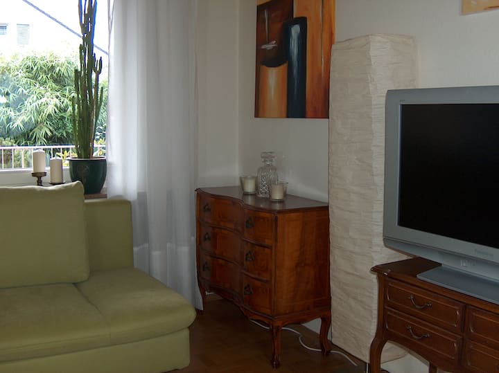 Schöne Wohnung Mit Großer Terrasse - Weißer Stein