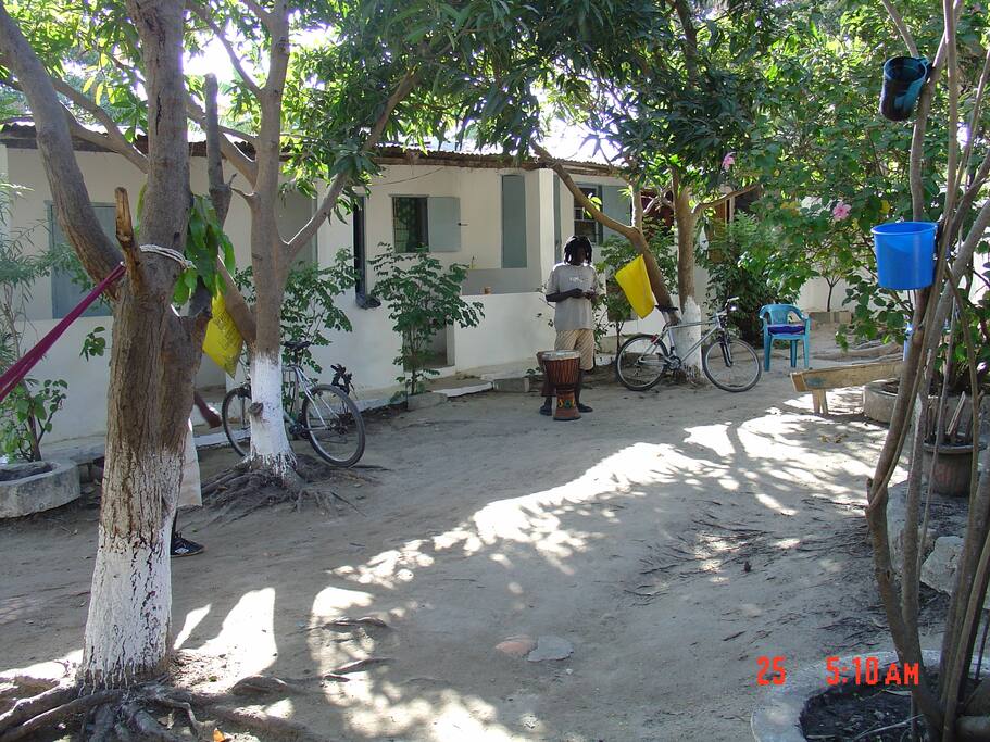 In the compound
