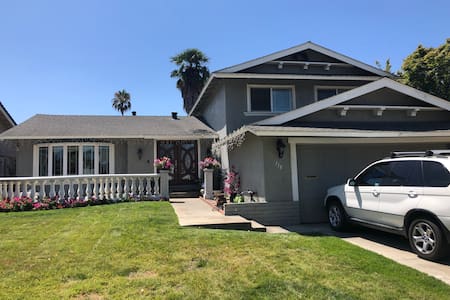 Cozy room with private bathroom and entrance.