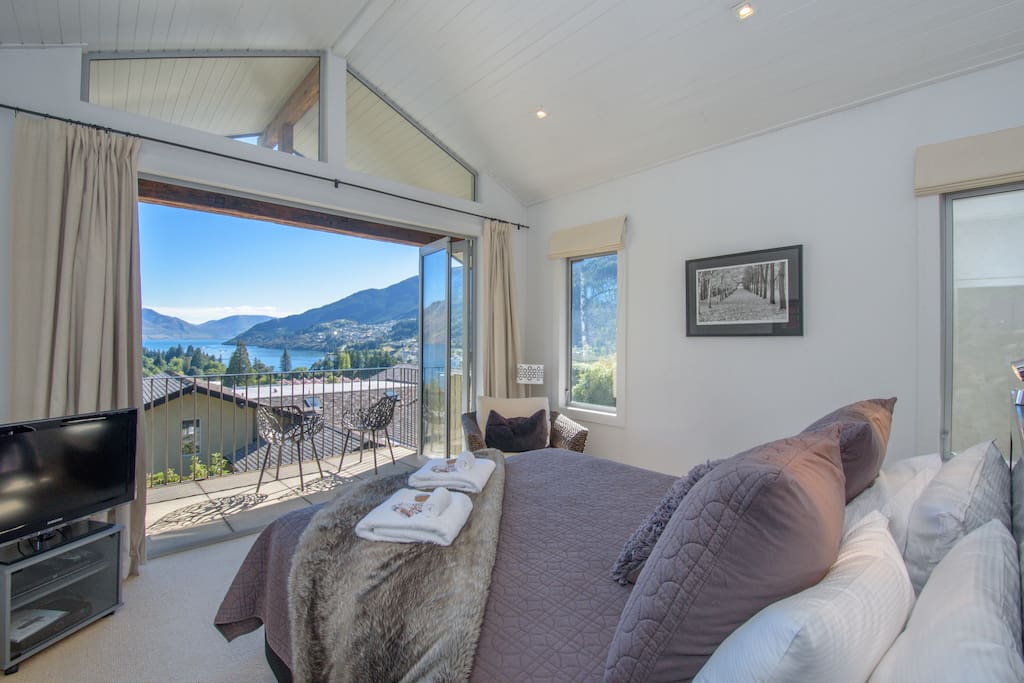 Stunning views from the Master Bedroom