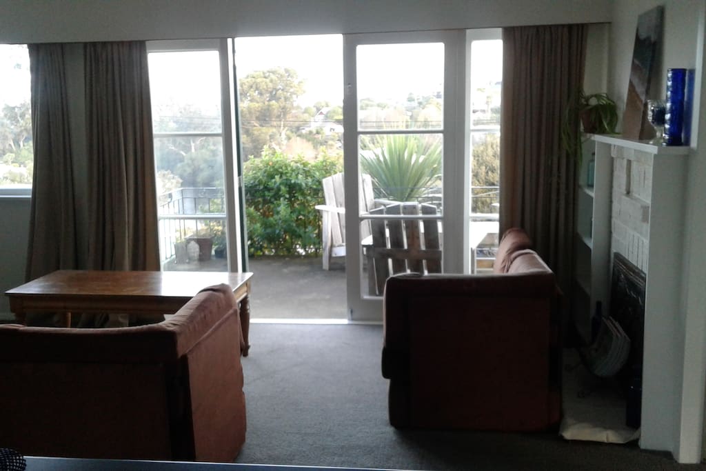 French door out to front patio