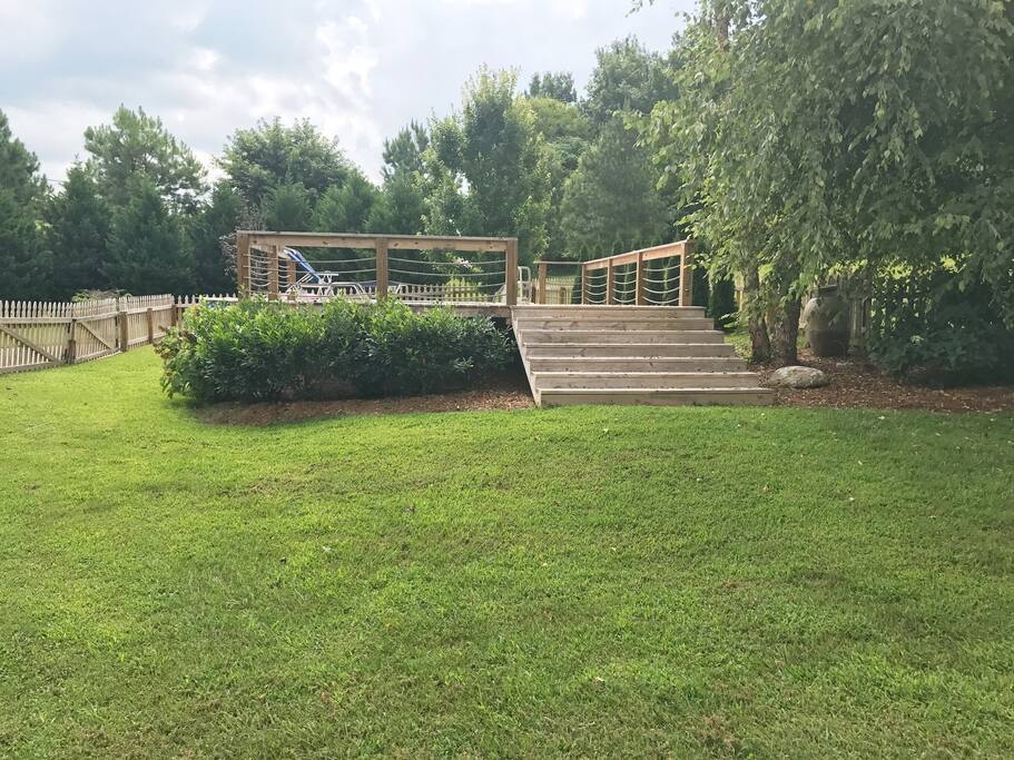 brand new pool and decking