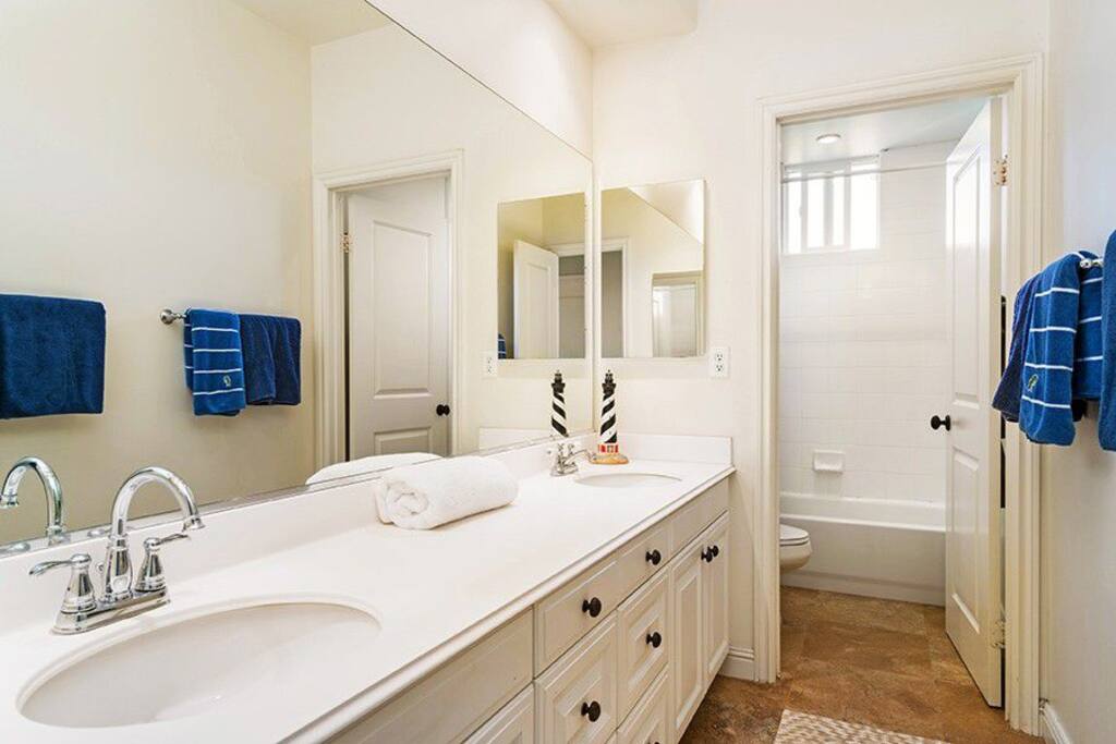 Shared bathroom.