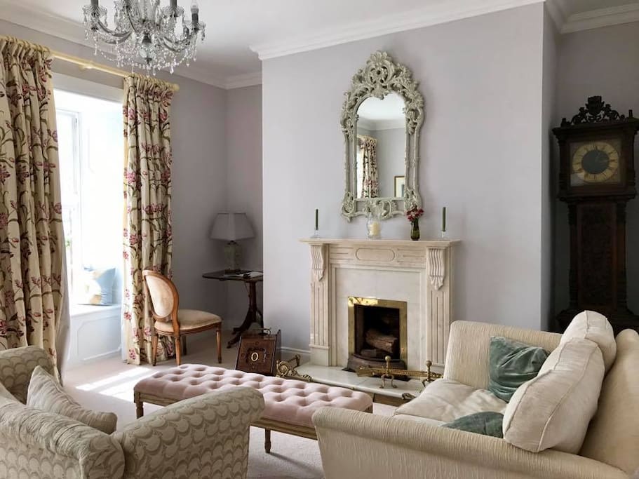 Lounge with open fire