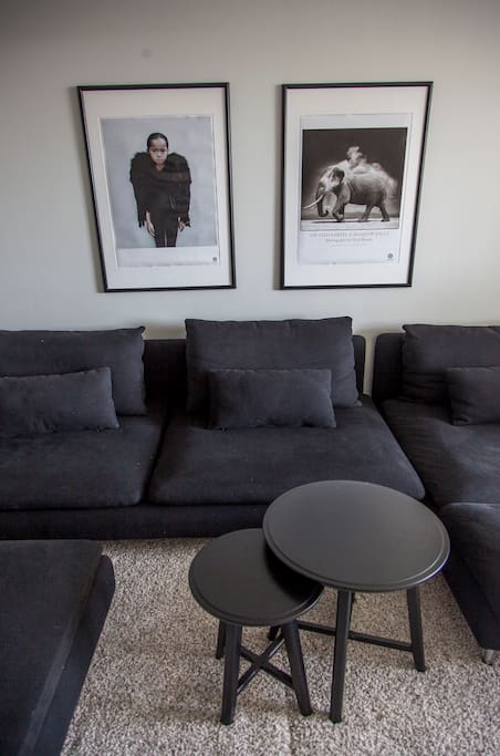 Comfortable sofa.